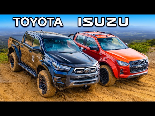 Toyota Hilux v Isuzu D-MAX: OFF-ROAD CHALLENGE! class=