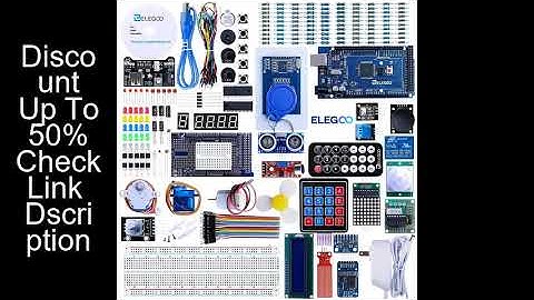 ELEGOO Mega R3 Project The Most Complete Ultimate Starter Kit with TUTORIAL Compatible with Arduino