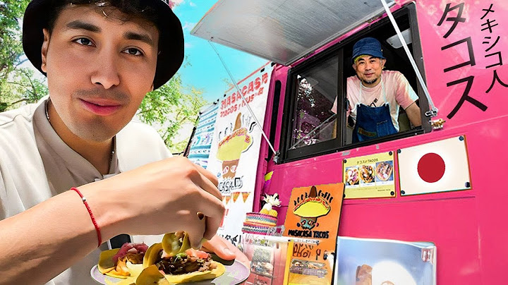 Así son los TACOS mexicanos en JAPÓN 🇯🇵