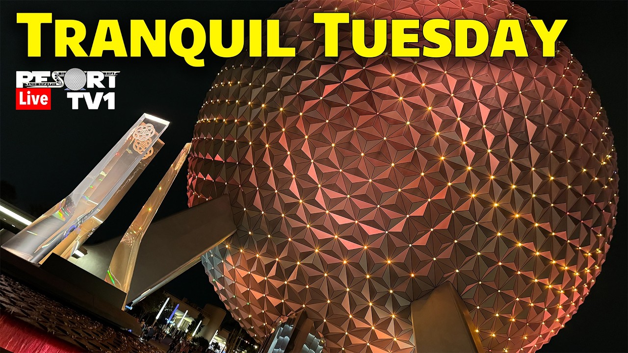 🔴Live: Tranquil Tuesday at Epcot - A Relaxing Evening - Walt Disney World Live Stream - 2-24-26