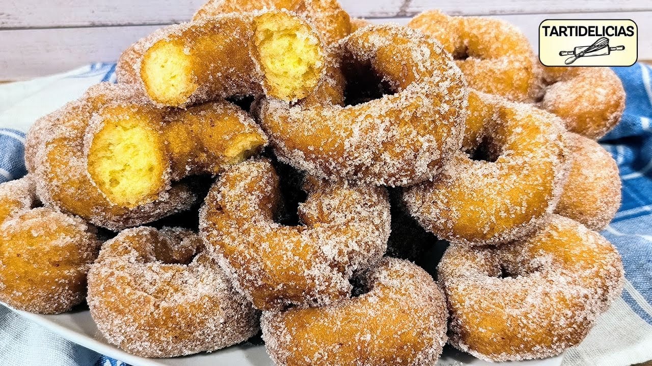 🥯 ROSQUILLAS Almibaradas TIERNAS como un Bizcocho TODA LA SEMANA❗ Dulce de Pueblo