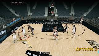 FIST GIVE DOUBLE - NBA 2K22 Spurs Playbook