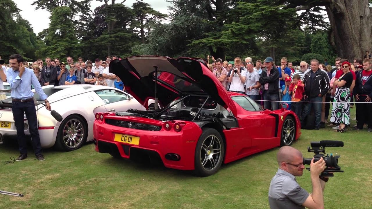 Ferrari Enzo Revs at Wilton House Classic Supercars 2013 - Insane Loud ...