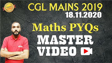 SSC CGL MAINS 2023 🔥 18 Nov 2020 MATHS PYQs🔥  💪🏻NEON CONCEPTS के साथ🔥 @NeonClasses