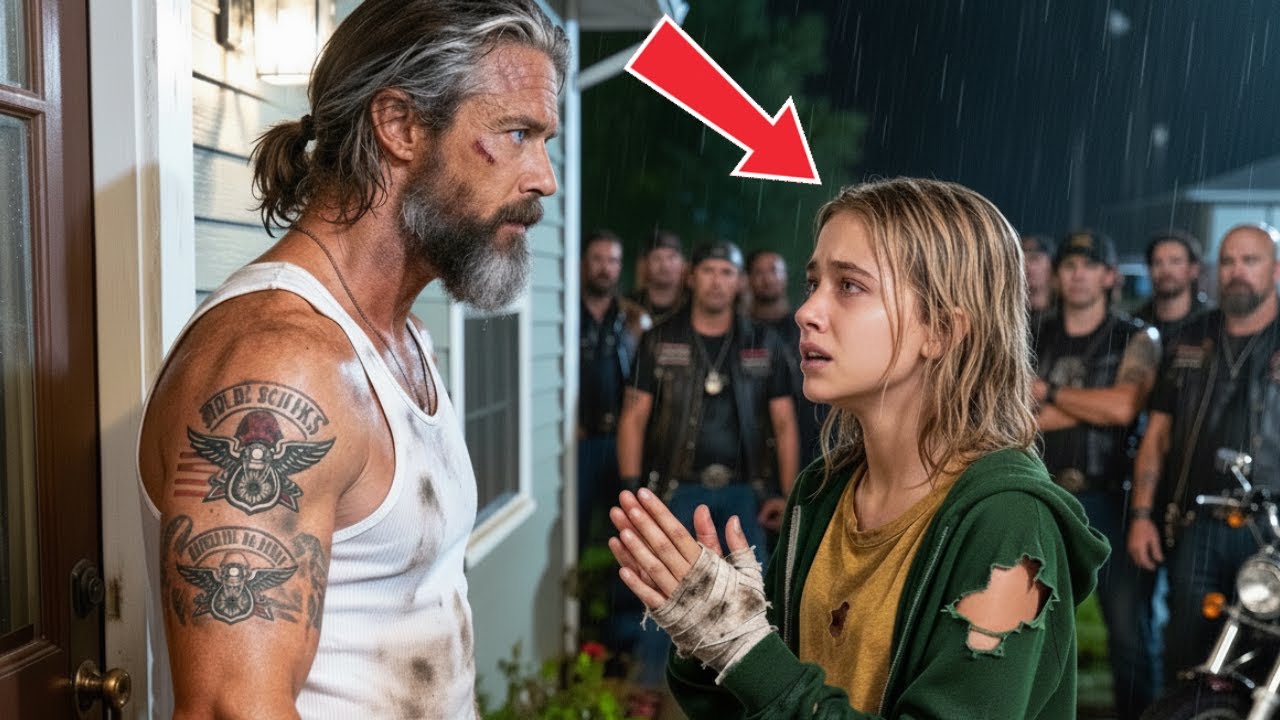 Mädchen mit Verband klopfte bei Biker — Nächsten Tag stürmten 40 Biker die Schule