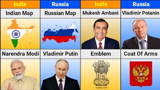 India Vs Russia || Country Comparison 2024 || Versus Kingdom