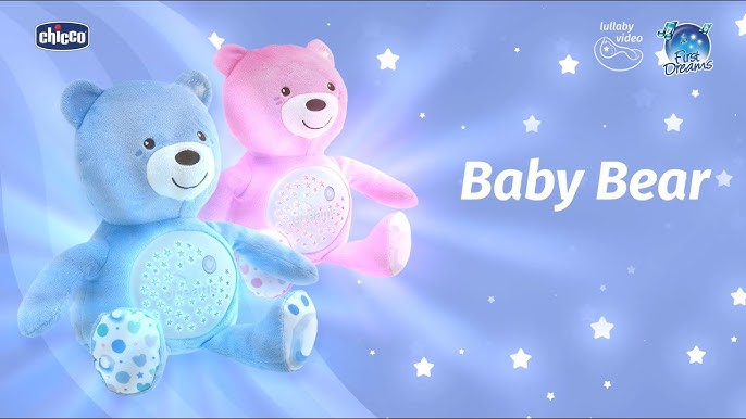 Chicco - Peluche proyector Baby Bear en azul