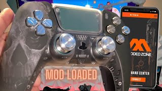 ModdedZone PS5 Pro Controller ReviewMod Chip+Phone App=Big Crazy