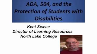 ADA, Section 504, and the Protection of Students with Disabilities