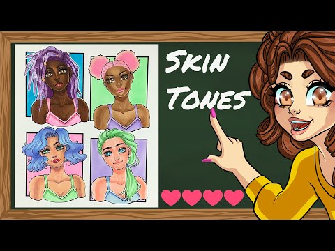 How to Color Skin Tones!