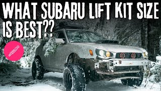 Subaru Lift Kit Sizes  What's The Best Option?