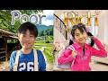 【寸劇】お金持ちは貧乏よりも偉い?人生で大切なことを学ぼう!かえであーたん Rich vs Poor school