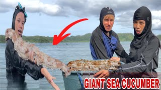 Catching Giant Sea Cucumber|Ito Na Ata Pinakamalaking Sea Cucumber Na Makikita Niyo😧