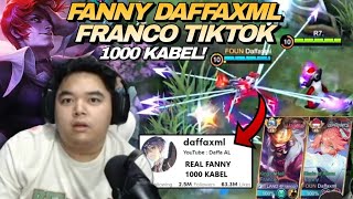 FANNY DAFFAXML PAMER DIDEPAN CHOU R7 ?! FRANCO TIKTOK GAMAU KALAH !! R7 CHOU - MOBILE LEGENDS