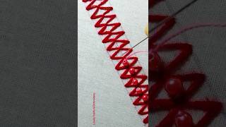 Beautiful border embroidery designs /#shorts #sewing #ytshorts #viral #embroidery #new