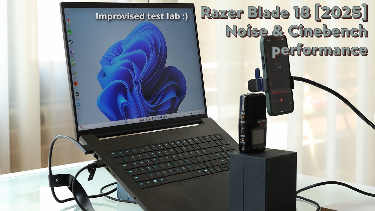 Razer Blade 18 [2025] Cinebench 2024 test on all performance modes
