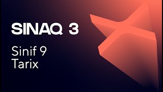 Tarix 9-Cu Sinif Güvən Sınaq 3 Qrup Fənləri Üzrə