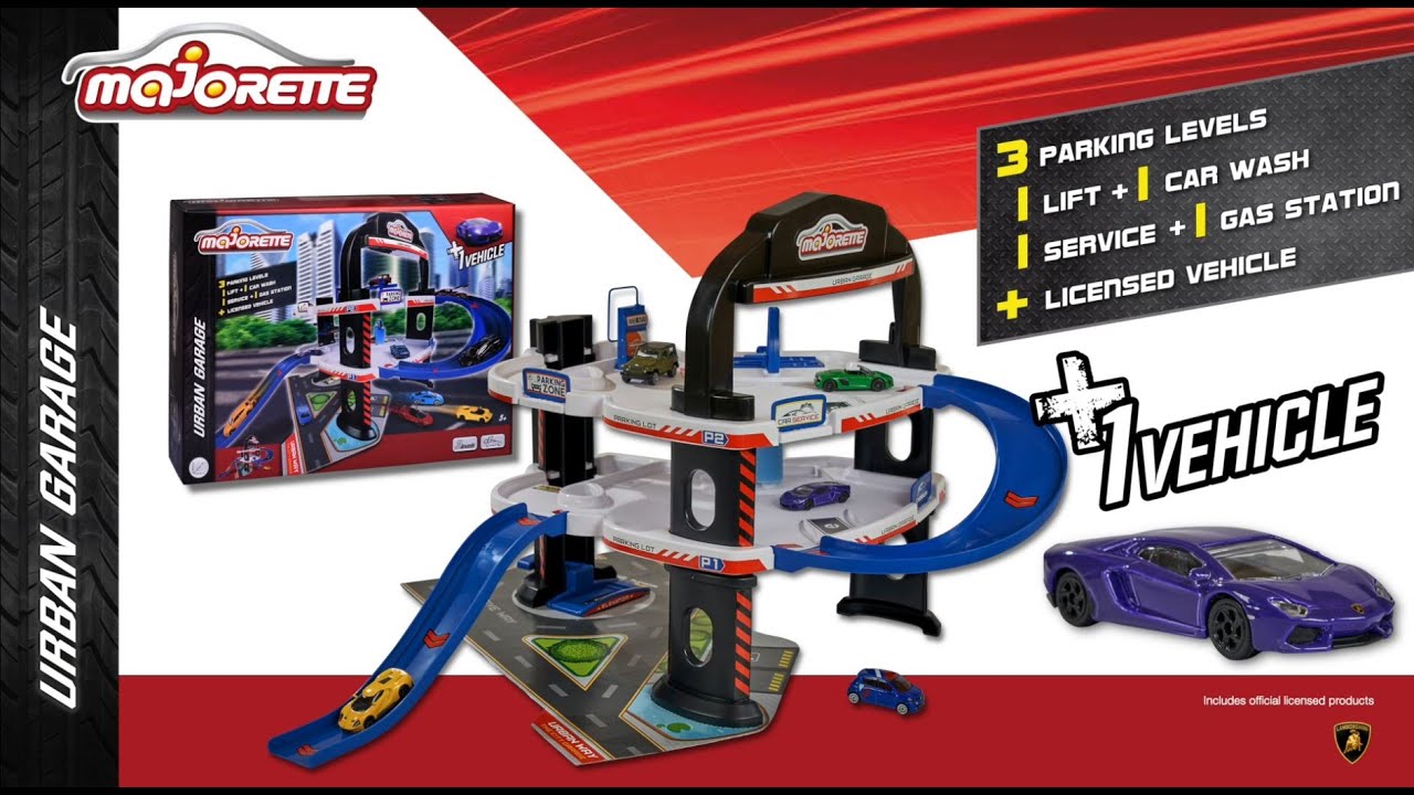 Majorette Urban Garage incl. 1 Die-Cast vehicle