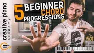 the top 5 chord progressions for beginners