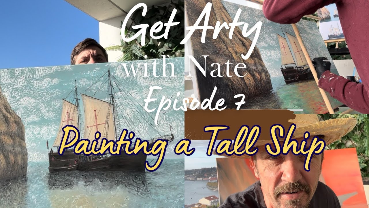Ep. 7. Painting a Portuguese Tall Ship! 