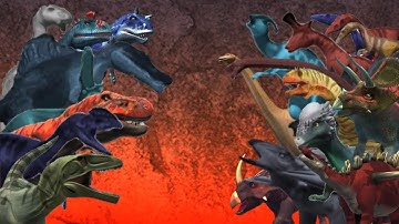 All Winner Dinosaurs Battle Season 1 Round 1