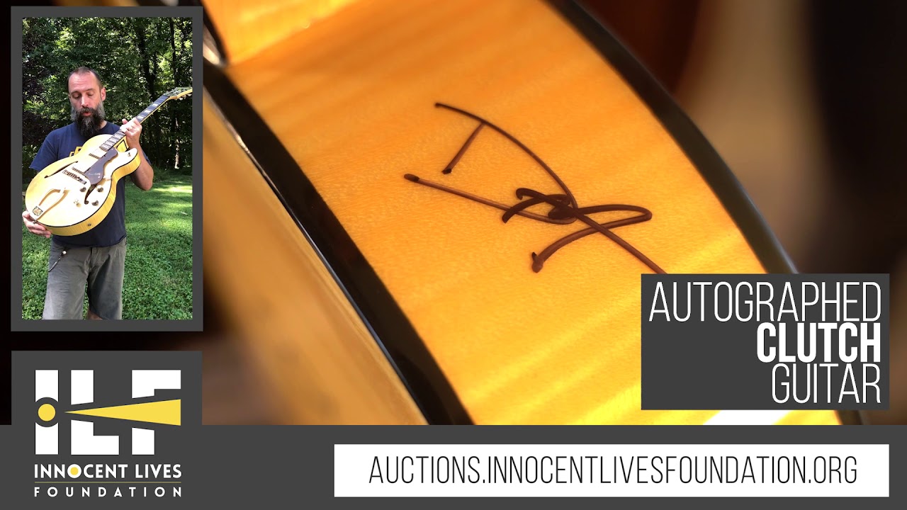 ILFAuction Neil Fallon of Clutch donates "Gone Cold" Guitar YouTube