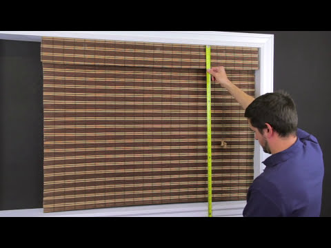 How to Restring a Standard Roman Shade or Woven Wood Shade