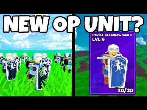 NEW PAVISE CROSSBOWMAN is CRAZY OP in Roblox Command an Army (CAA)