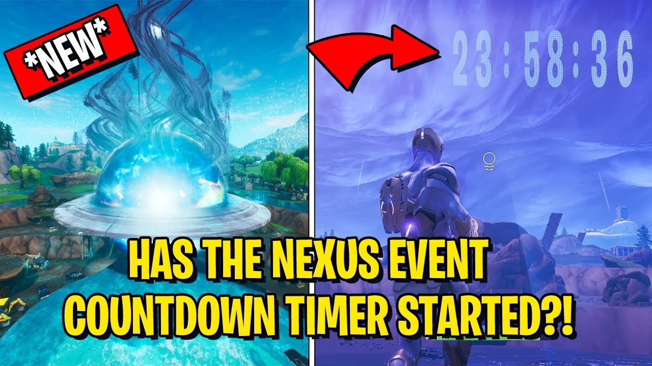 New Fortnite Loot Lake Nexus Event Timer Has Started 24 Hours To | Nexus event fortnite date and time New Fortnite Loot Lake Nexus Event Timer Has Started 24 Hours To - new fortnite loot!    lake nexus event timer has started 24 hours to go fortnite battle royale