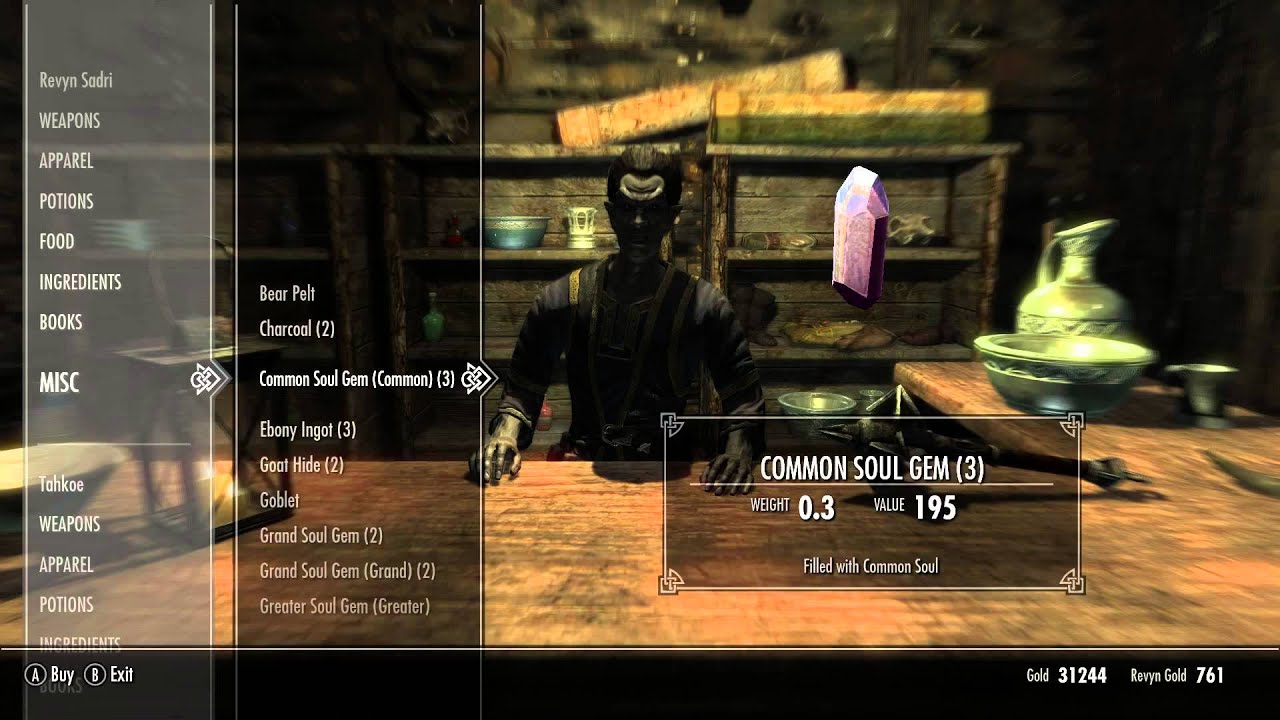 How to get more Soul Gems Skyrim YouTube