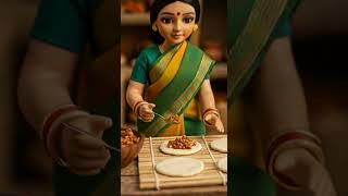 👉 Miniature Doll Spicy Stuffed Dal Dhokli Cooking ASMR | Indian Village Tiny Kitchen Recipe #asmr