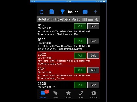 FlashValet - How to Issue Tickets