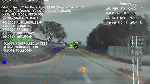 This is what Tesla Autopilot sees using neural networks that take 70,k GPU hours to train & output
