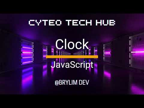 Clock JavaScript with Moment JS