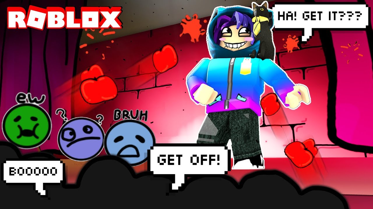 Telling Bad Jokes On Purpose Annoying Everyone In Roblox Comedy