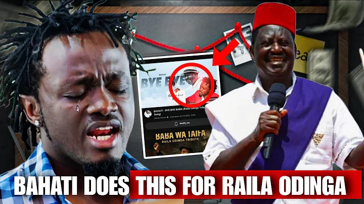 Bahati Breaks Down In Tears SHOCKING Tribute Song For Raila Odinga Has Kenya Divided