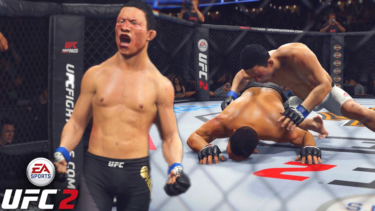 dat boi fifa Kyoji Horiguchi Goes To WAR! Clinch Or Be Clinched - EA Sports UFC 2 Online Gameplay