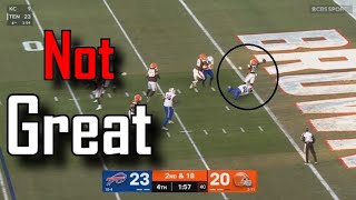 2 Minute Drill for Shedeur Sanders goes very wrong | Cleveland Browns Vs Buffalo Bills