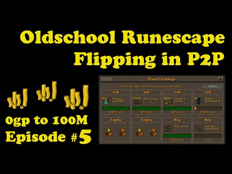 [OSRS] Oldschool Runescape Flipping in P2P [0 - 100M] - Episode #5 - DECANTING POTIONS!!