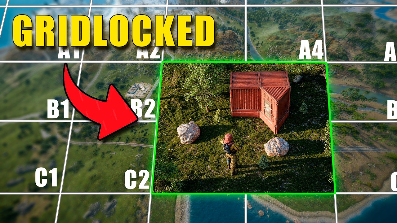 Playing Rust But Im LOCKED in ONE GRID…
