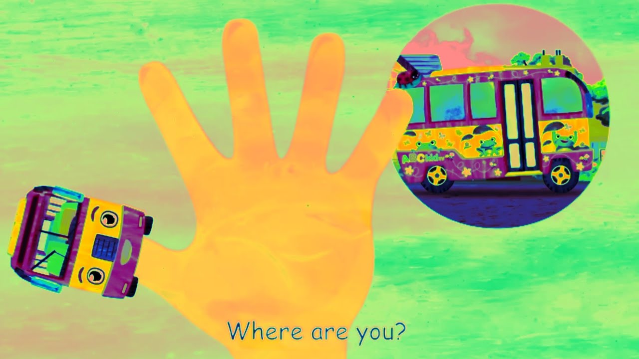 Bus Finger Where Are You? | Sponsored By Gamavision Csupo Effect | Nursery Rhymes 