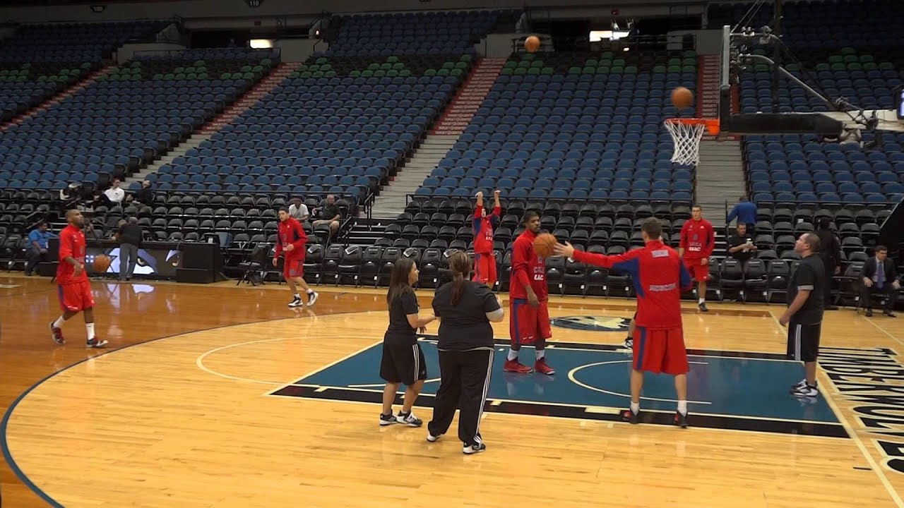 PBC CSKA Moscow Warming Up -- iFolloSports.com