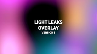 (FREE) Light Leaks Overlay Pack v3 - Premiere Pro, After Effects, SVG, Final cut | Stock Footage