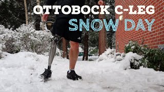 Walking on the Snow with Ottobock C-Leg/오토복 씨렉으로 눈 길 걷기 [캐나다 일상 🇨🇦]