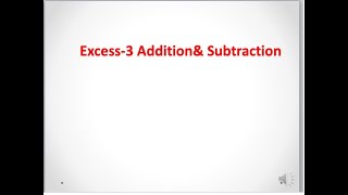 Excess 3 Addition and Subtraction-Digital Design-33