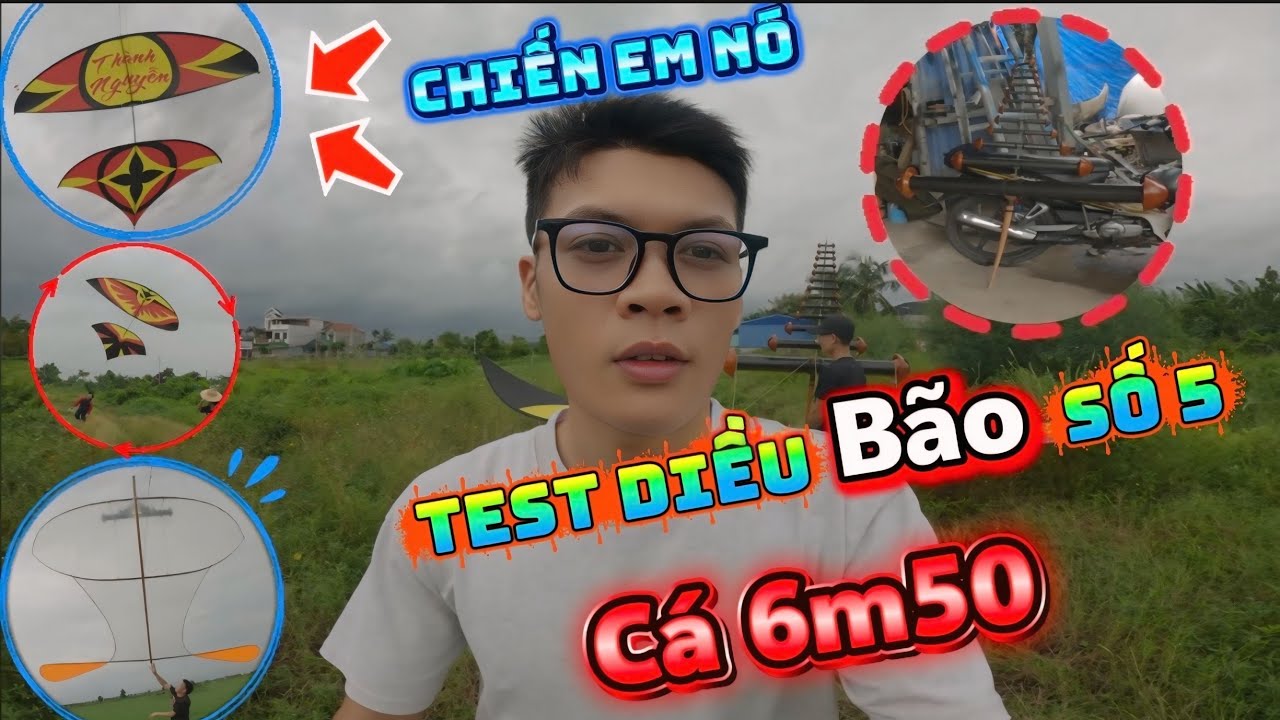 Hoài TV | TEST DIỀU 6M5 CHIẾN GIÓ BÃO SỐ 5 VÀ CÁI KẾT