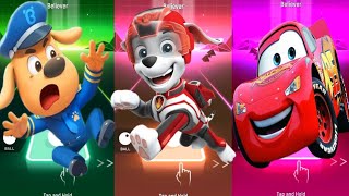 Sheriff Labrador Megamix Mcqueen Cars Coffin Dance Song Tiles Hop Edm Rush