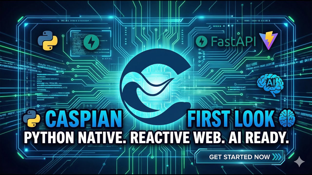 🚀 Caspian First Look: The AI-Native Python Framework is Here 🐍✨
