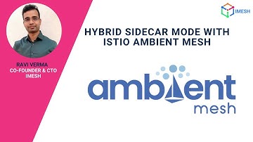 Hybrid sidecar mode with Istio Ambient Mesh | Demo | IMESH