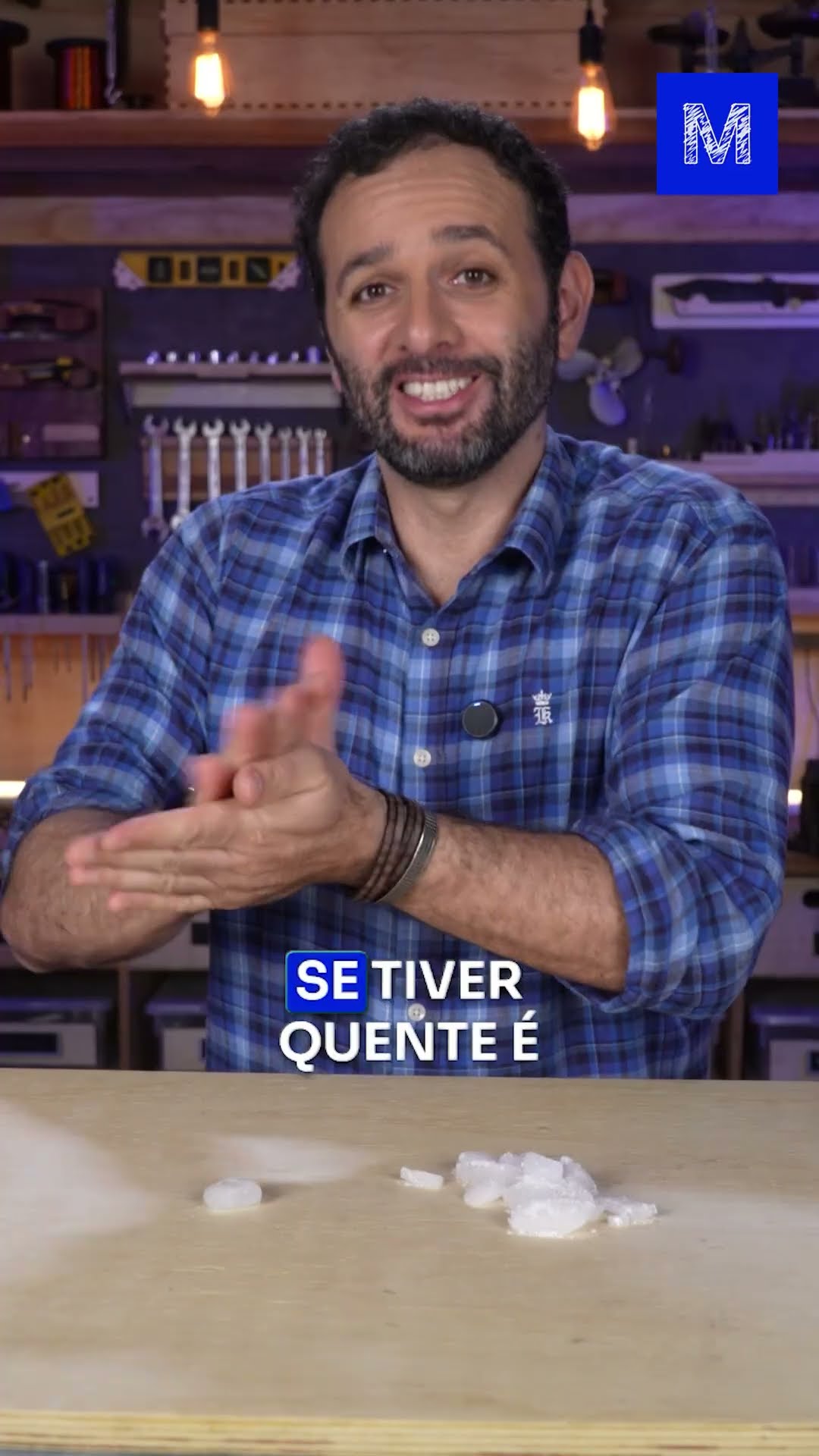 Já viu ANEL GRITAR? Põe no GELO SECO!